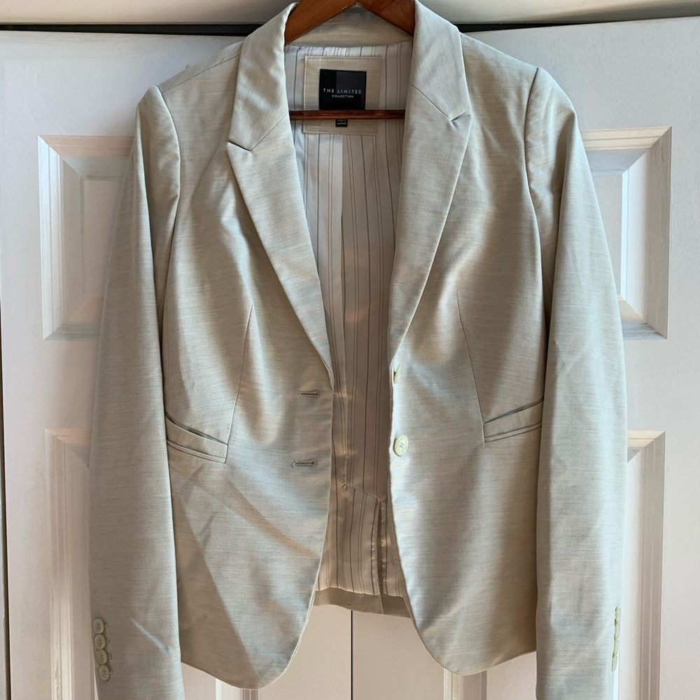 The Limited Lite Tan Blazer sz 4